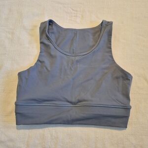 Nine Bull women's gray size XL high impact sports bra, EUC NO PADDING